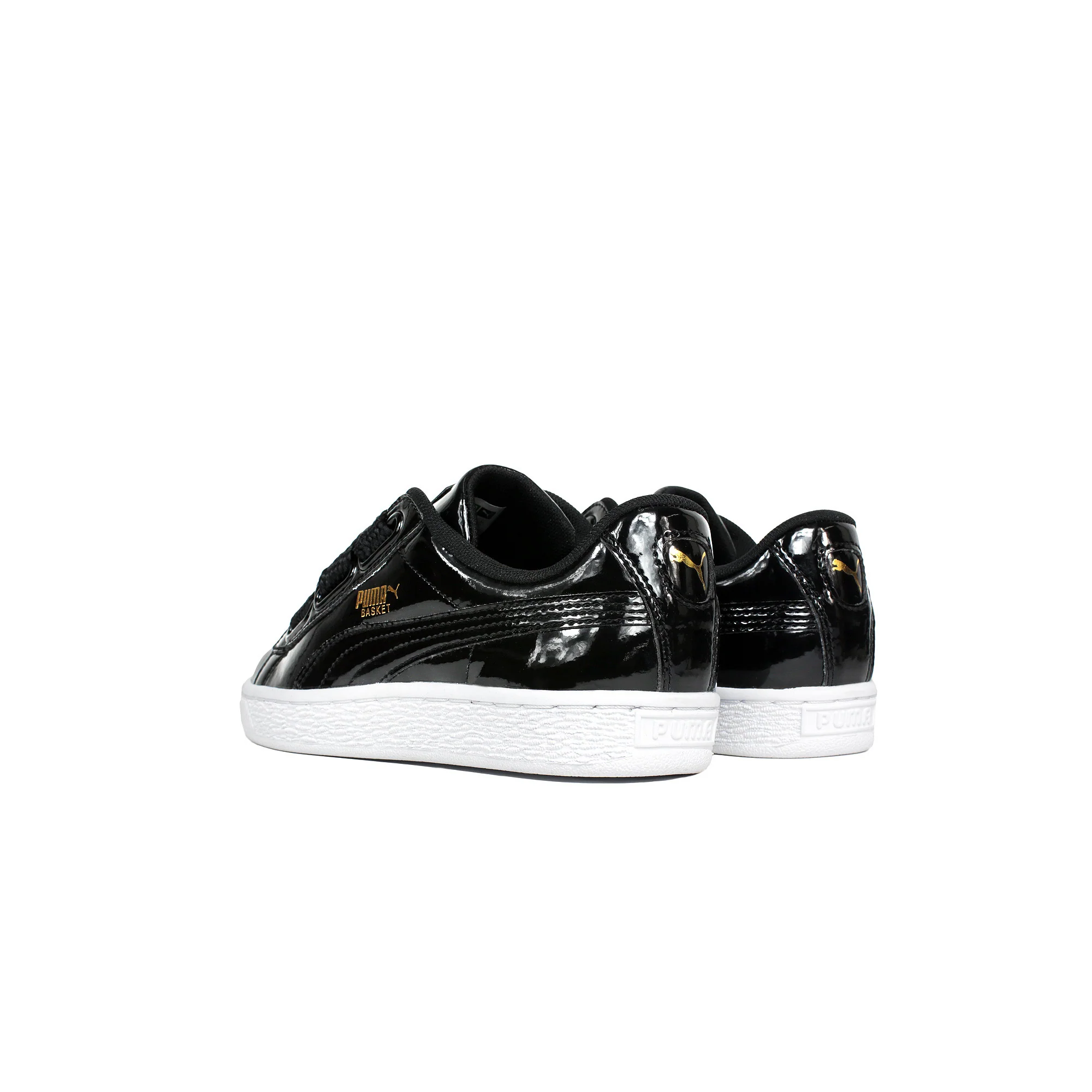 Puma Women's Basket Heart Patent [363073-01] - Image 3