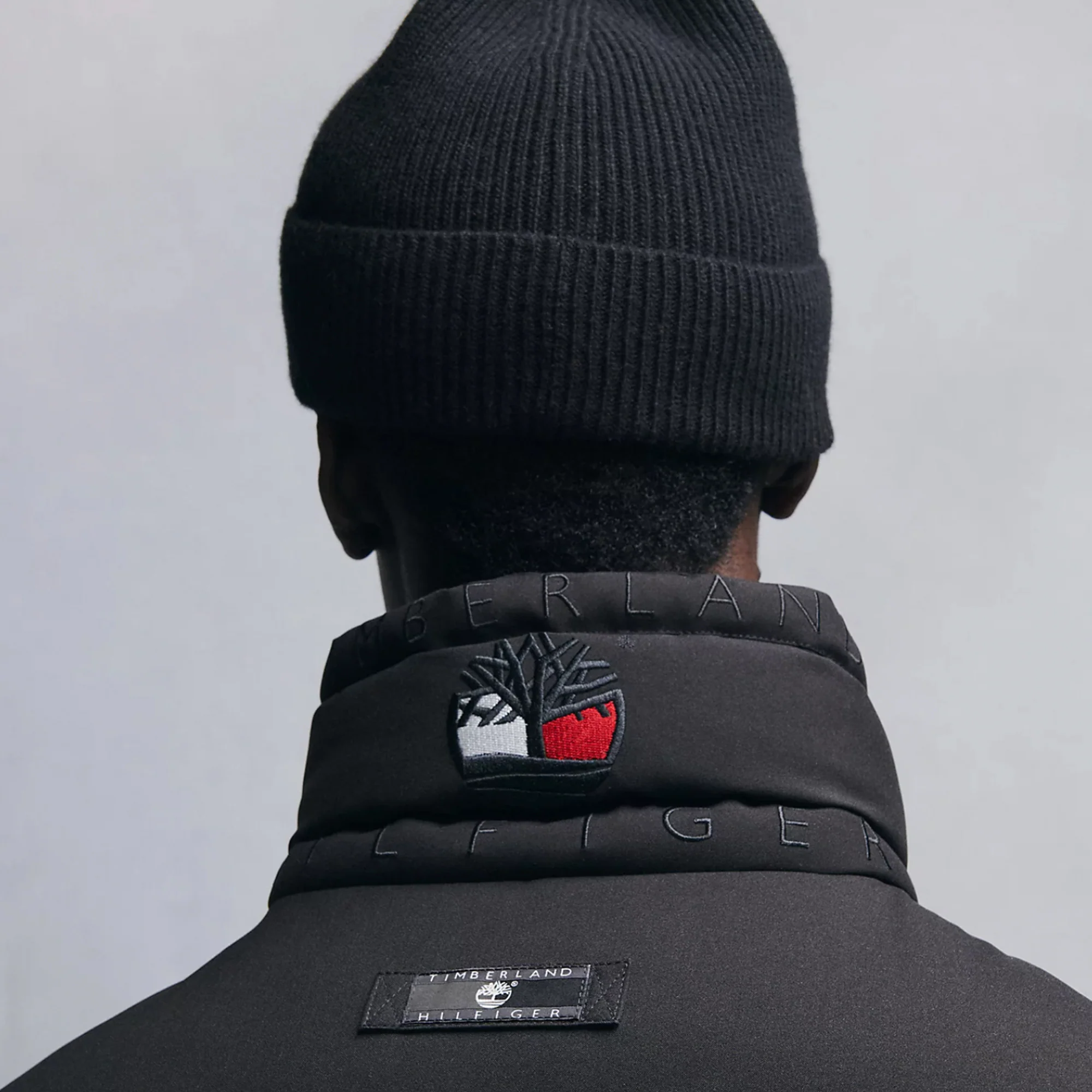 Tommy Hilfiger x Timberland Mens RI Transparent Puffer Jacket 'Transparent' - Image 3